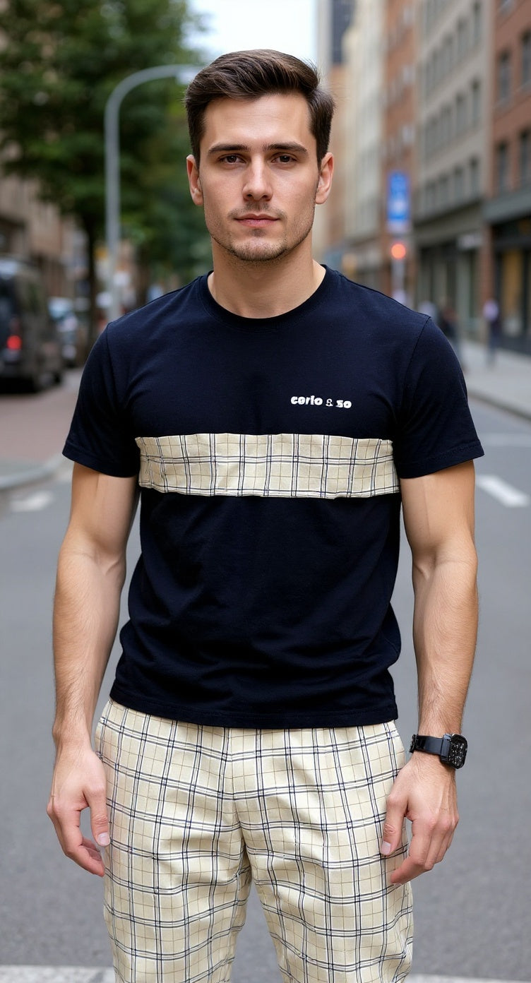 Corto & Co Classic Contrast Plaid Set