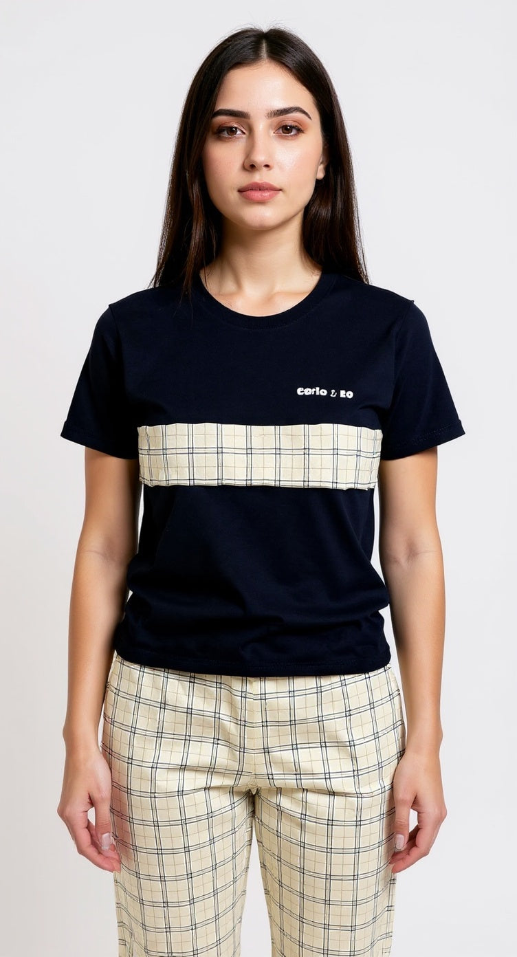 Corto & Co Classic Contrast Plaid Set